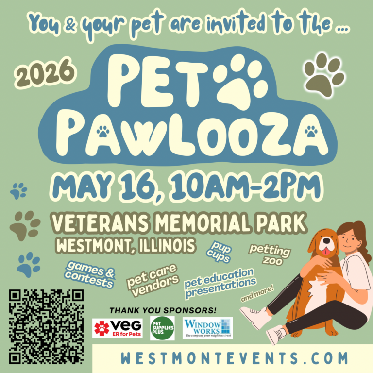 Join us Saturday in Westmont!